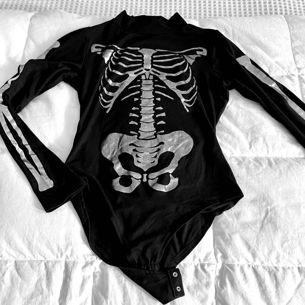 Skeleton Bodysuit XS